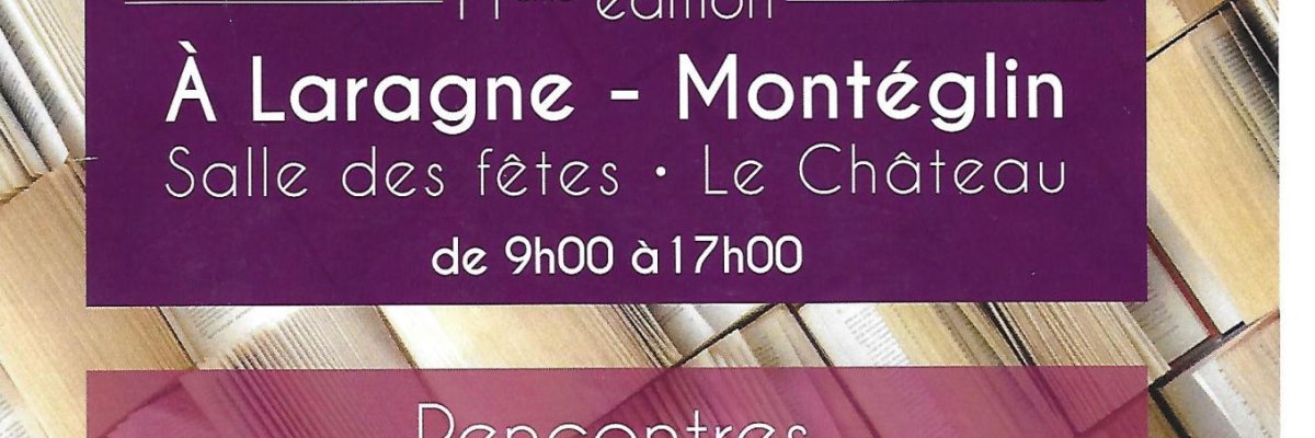 Salon du livre et du marque-page - Bannière